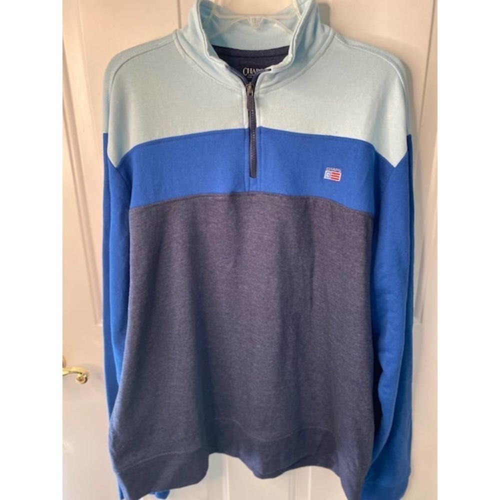 Chaps 1/4 Zip XXL Color Blocked‎ Pull-over NWTs